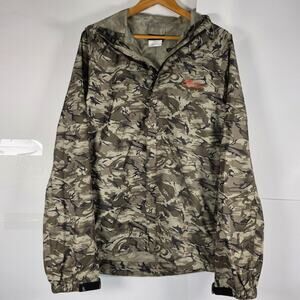 Grundens Mens Large Weather Watch Hooded Jacket Refraction Camo